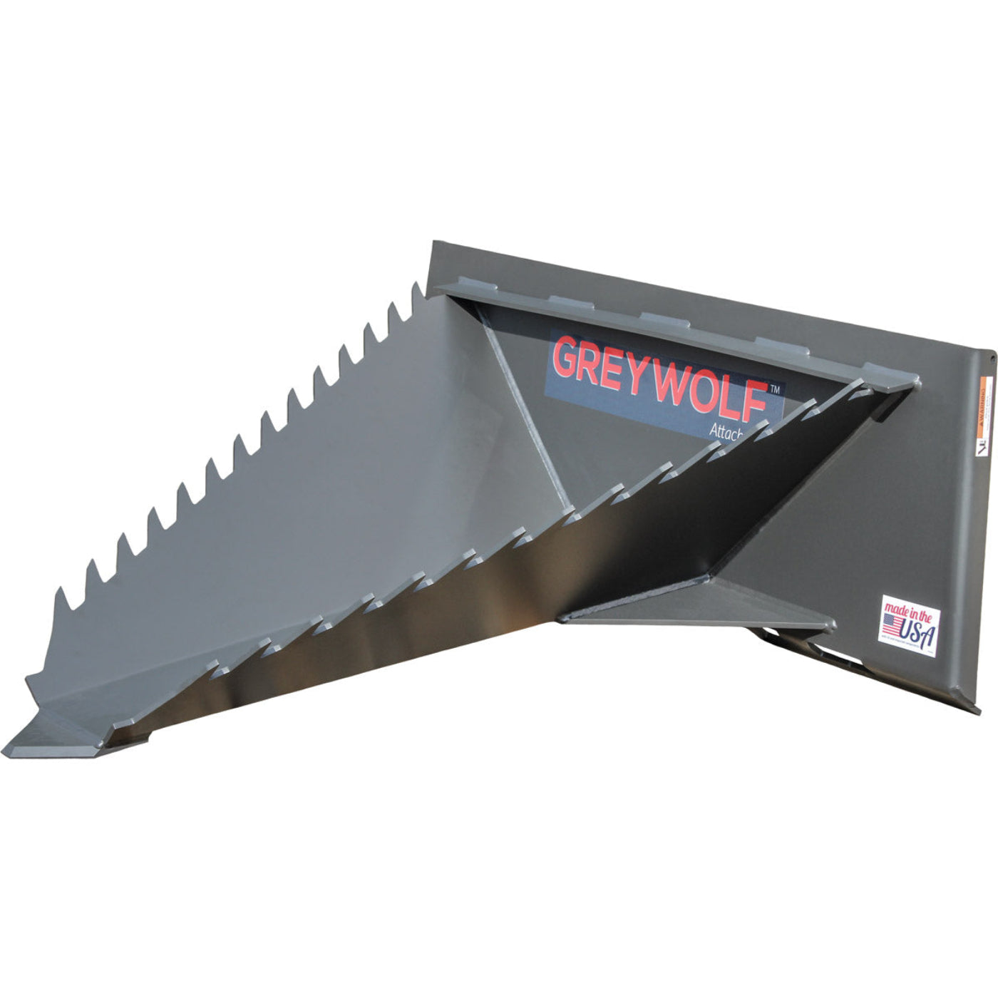Grey Wolf Skid Steer Stump Bucket - (1062)