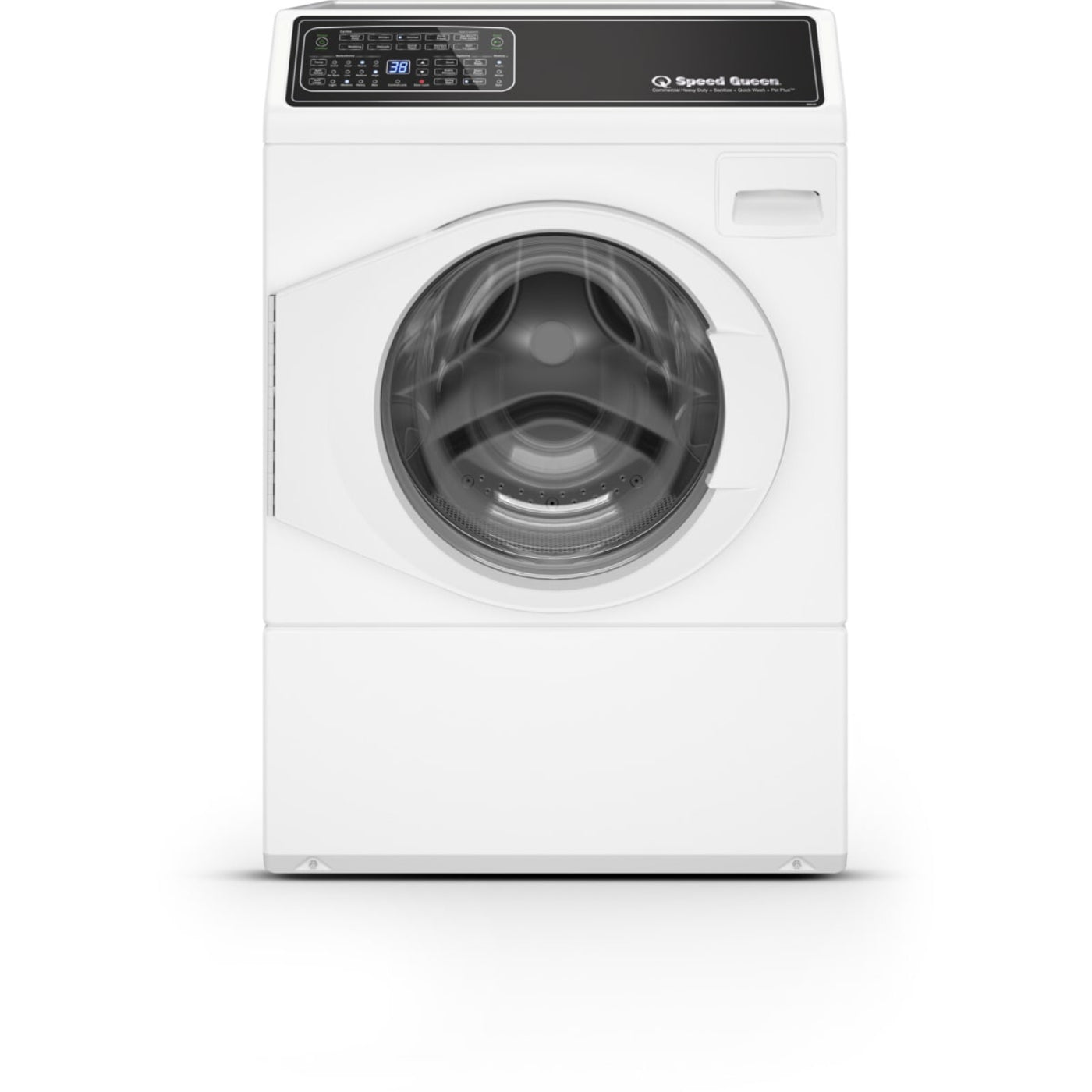 Speed Queen FF7011WN 27 inch Front Load Washer, 3.5 cu ft, 11 cycles, Pet Plus Flea, Sanitize, 1200 RPM, ADA compliant. - FF7011WN
