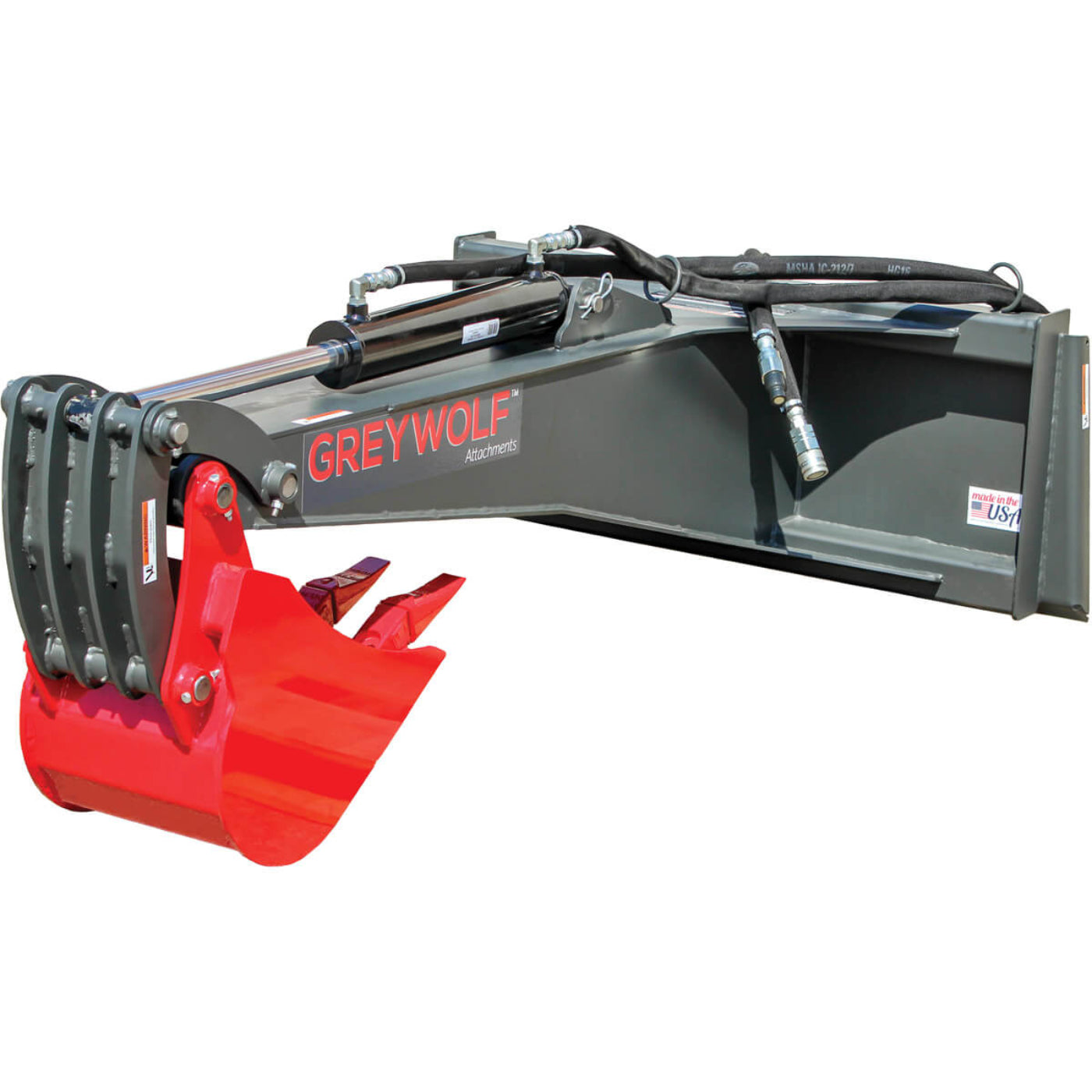 Grey Wolf Skid Steer Backhoe Attachment - (1065)