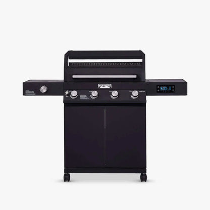 Monument Grills Denali 425 Series | 4 Burner Smart Tech Propane Gas Grill in Black - D425