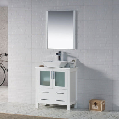 Blossom Sydney 30 Inch Bathroom Vanity - V8001 30 01 - Backyard Provider