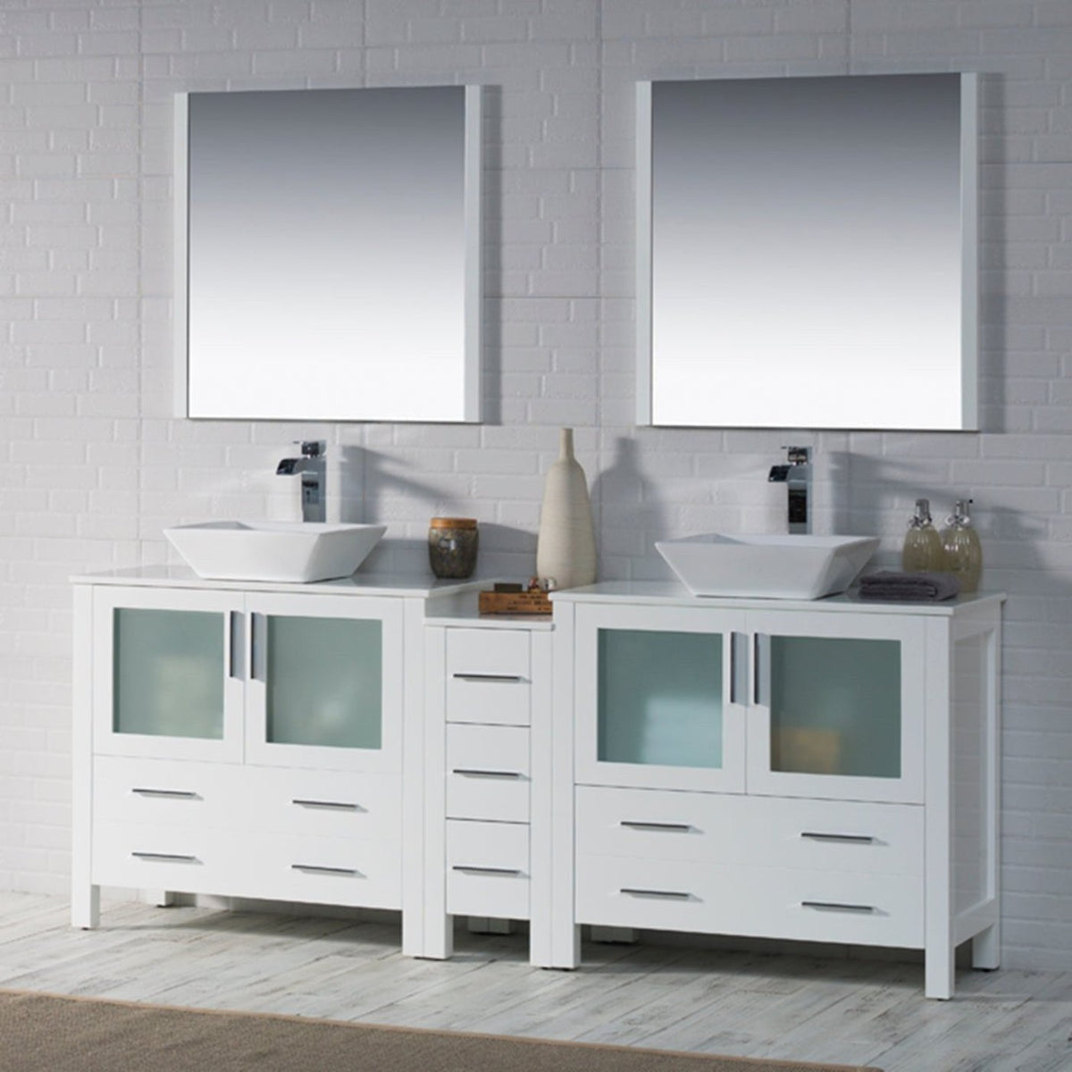 Blossom Sydney 84 Inch Bathroom Vanity - V8001 84 01 - Backyard Provider