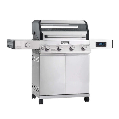 Monument Grills Denali 405 Series | 4 Burner Smart Tech Propane Gas Grill in Stainless Steel - D405