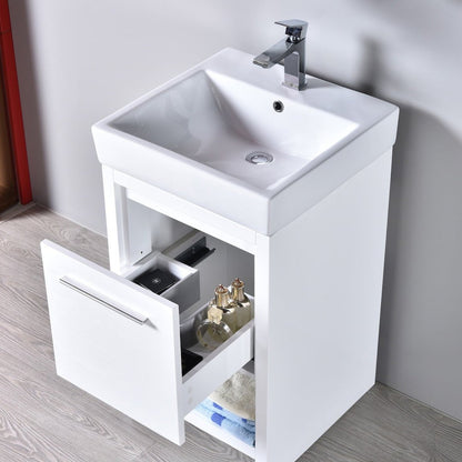Blossom Milan 20 Inch Bathroom Vanity - V8014 20 01 - Backyard Provider