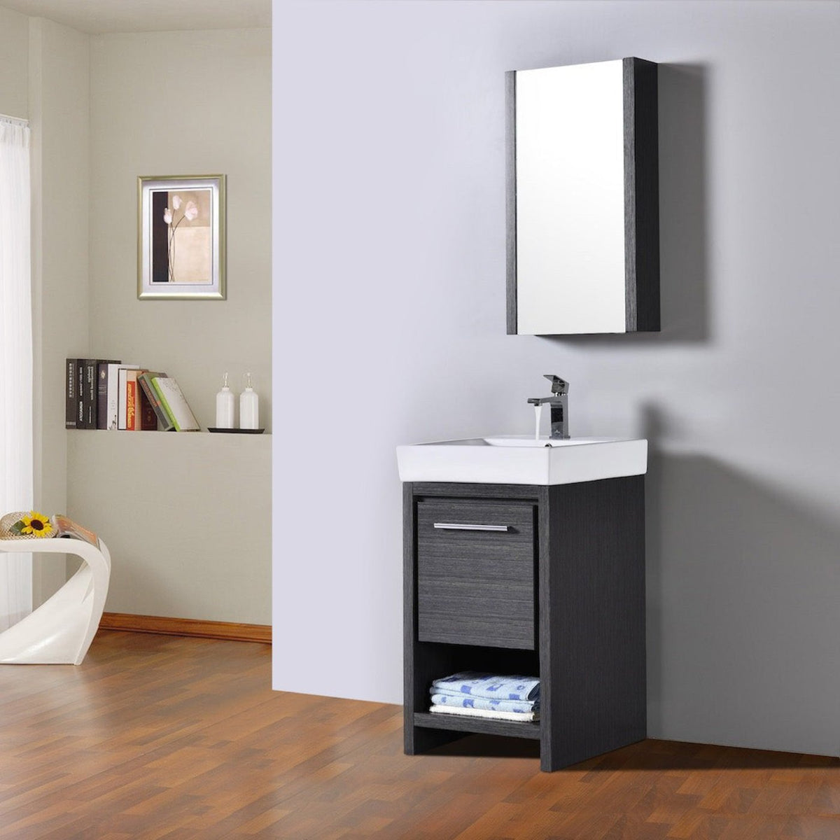 Blossom Milan 20 Inch Bathroom Vanity - V8014 20 01 - Backyard Provider