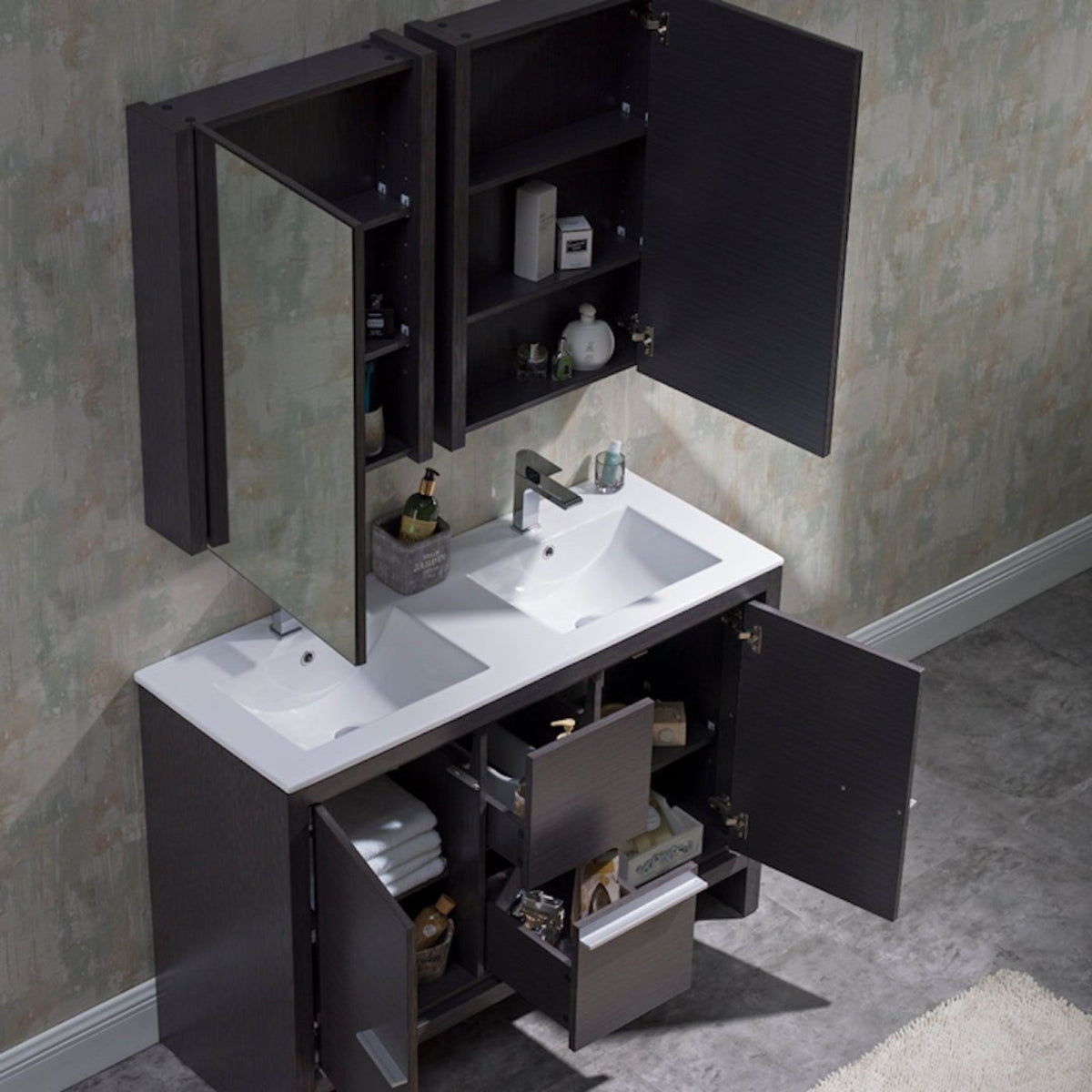 Blossom Milan 48 Inch Bathroom Vanity - V8014 48 01 - Backyard Provider