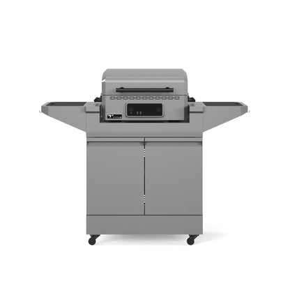 TYTUS Emberwood Electric Grill and Griddle with Grill and Prep Cart  - TDT-CRT-EGRD