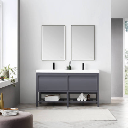 Blossom Vienna 60 Inch Bathroom Vanity - V8021 60 01 - Backyard Provider