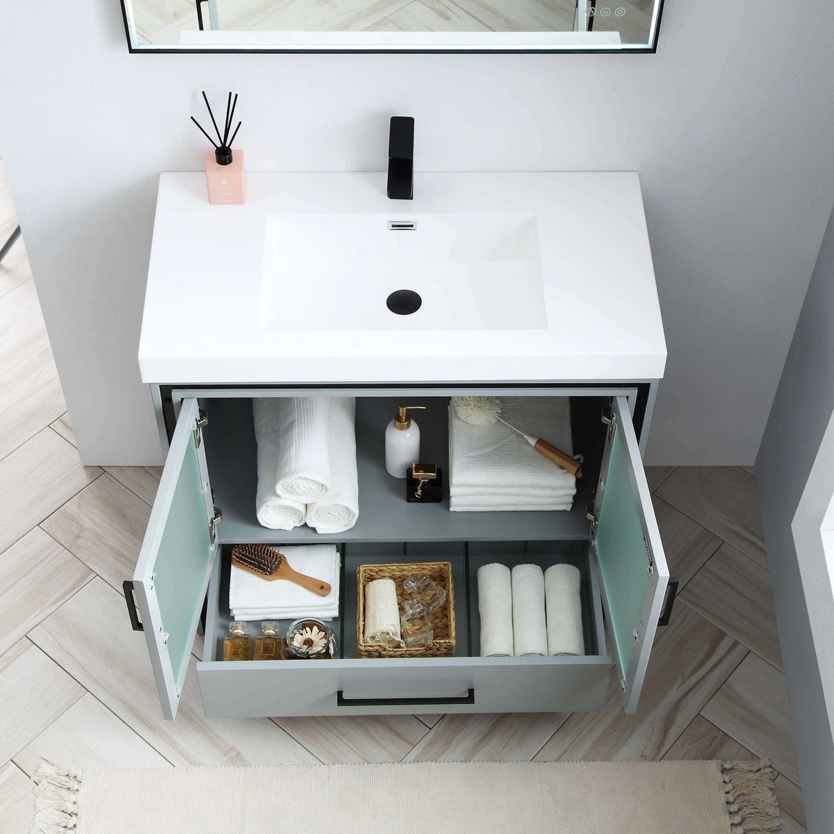 Blossom Birmingham 36 Inch Bathroom Vanity - V8024 36 01 - Backyard Provider