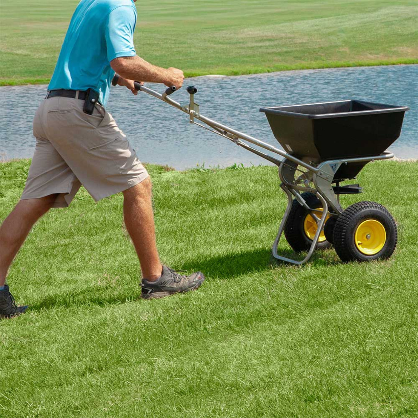 Spyker ERGO-Pro Walk Behind Broadcast Spreader 80-Lb - . (SPY80-1S)