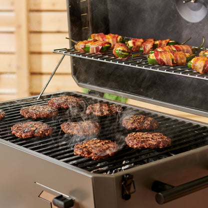 TYTUS Emberwood Charcoal Grill with Grill and Prep Cart - TDT-CRT-CHAR