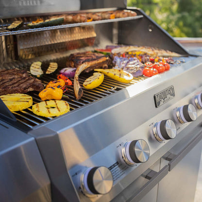 Monument Grills Eminence 605 Series | 6 Burner Advanced Propane Gas Grill in Stainless Steel (Natural Gas Convertible) - E605