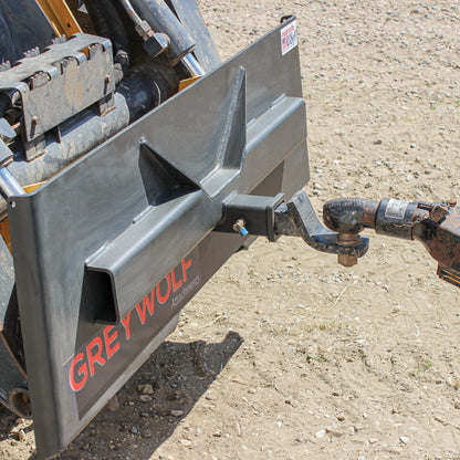 Grey Wolf Skid Steer Receiver Hitch Plate -  (1061)
