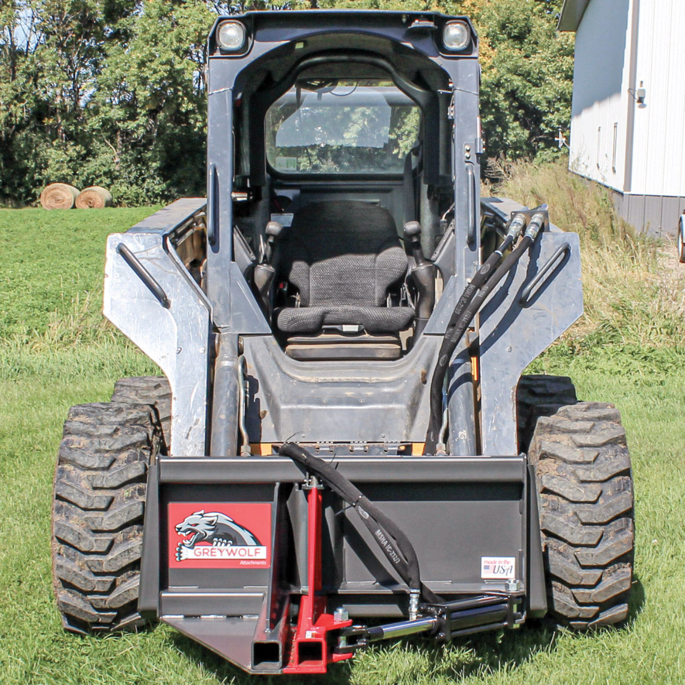 Grey Wolf Skid Steer Tree Puller Attachment  - (1067)