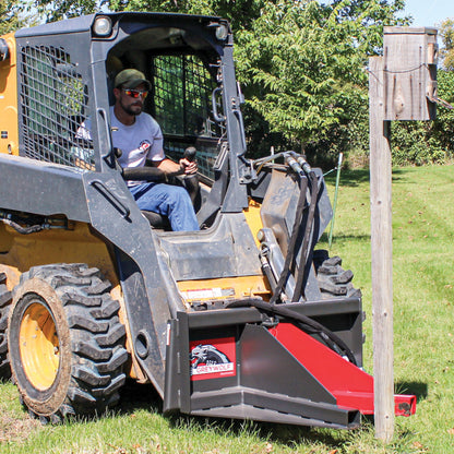 Grey Wolf Skid Steer Tree Puller Attachment  - (1067)