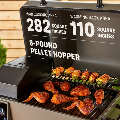 TYTUS Emberwood Pellet Smoker with Grill and Prep Cart - TDT-CRT-SMOK