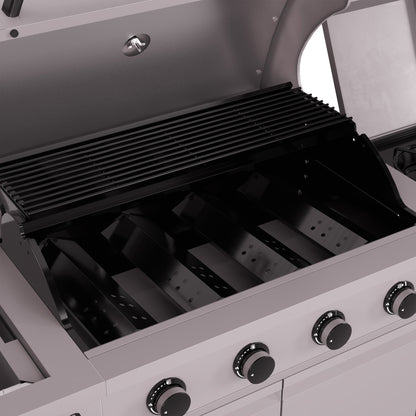 TYTUS Fresno 5-Burner LP/NG Convertible Grill in Gunmetal + Graphite Stone -  -TDT-021-0103