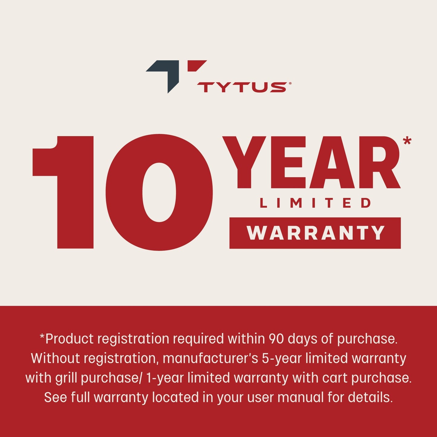 TYTUS Emberwood Pizza Oven with Grill and Prep Cart - TDT-CRT-GPZA