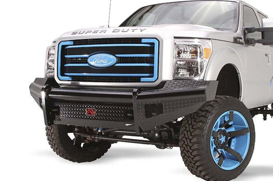 Fab Fours FS11-S2561-1 Ford F450/F550 Superduty 2011-2016 Black Steel Front Bumper No Guard