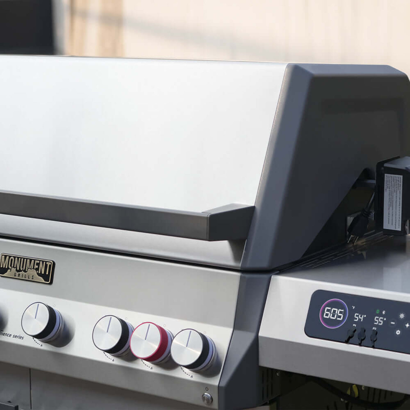 Monument Grills Eminence 605 Series | 6 Burner Advanced Propane Gas Grill in Stainless Steel (Natural Gas Convertible) - E605