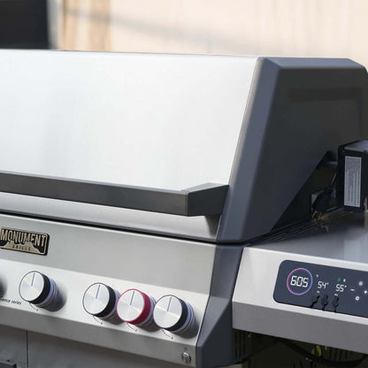 Monument Grills Eminence 605 Series | 6 Burner Advanced Propane Gas Grill in Stainless Steel (Natural Gas Convertible) - E605