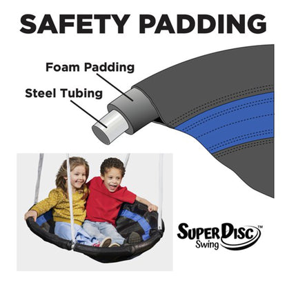 XDP Fun All Mighty Swing Set w/See Saw, Super Disc, Swings, & Slide (Used) - 305926
