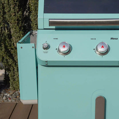 Monument Grills Mesa 200G Series | 2 Burner Propane Gas Grill in Turquoise Green - M200G