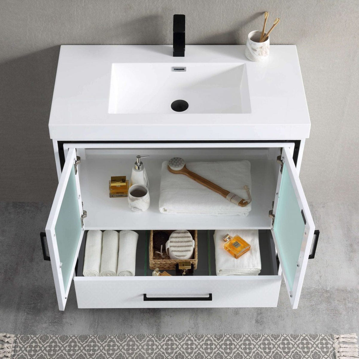 Blossom Birmingham 36 Inch Bathroom Vanity - V8024 36 01 - Backyard Provider