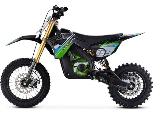 MotoTec 36v Pro Electric Dirt Bike 1200w Lithium Green