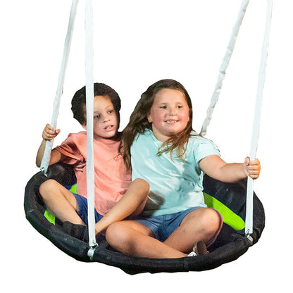 XDP Recreation Swingin' Free Playground Set with Water Slide, Super Disc Swing - 412471