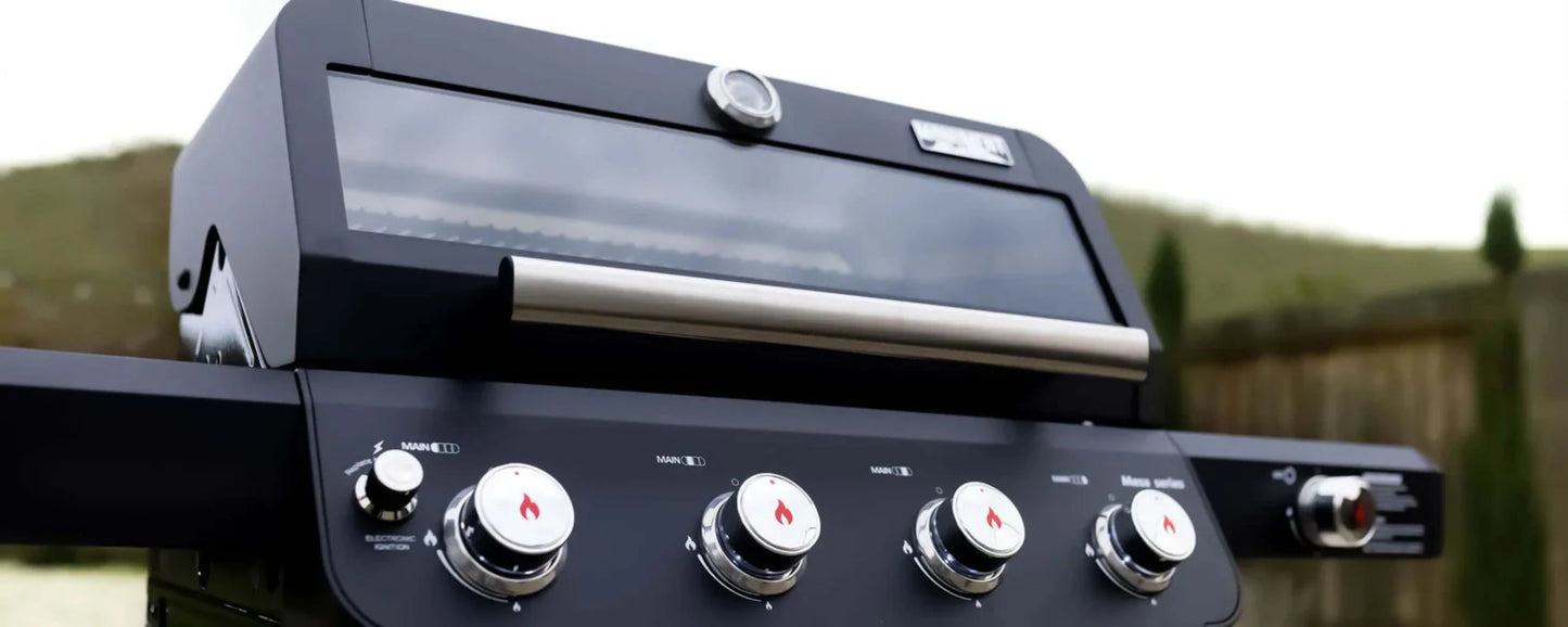 Monument Grills Mesa 425 Series | 4 Burner Propane Gas Grill in Black - M425