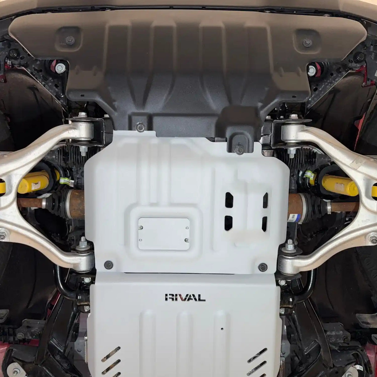 RIVAL Aluminum Engine Skid Plate 2024+ Ford Ranger, Raptor | 2021+ Ford Bronco 2Door 4Door - 2333.1885.1.6