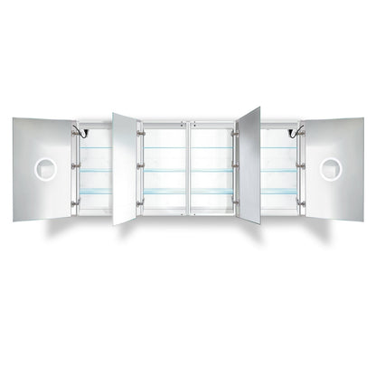 Krugg Svange 8436DLLRR 84″ X 36″ LED Medicine Cabinet with Dimmer & Defogger SVANGE8436DLLRR - Backyard Provider