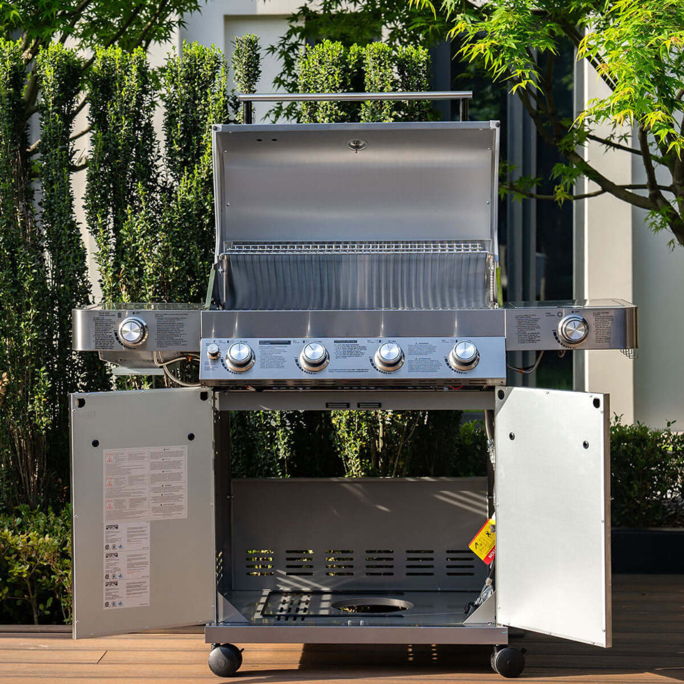 Monument Grills Classic 24367 Series | 4 Burner Propane Gas Grill in Stainless Steel - 24367