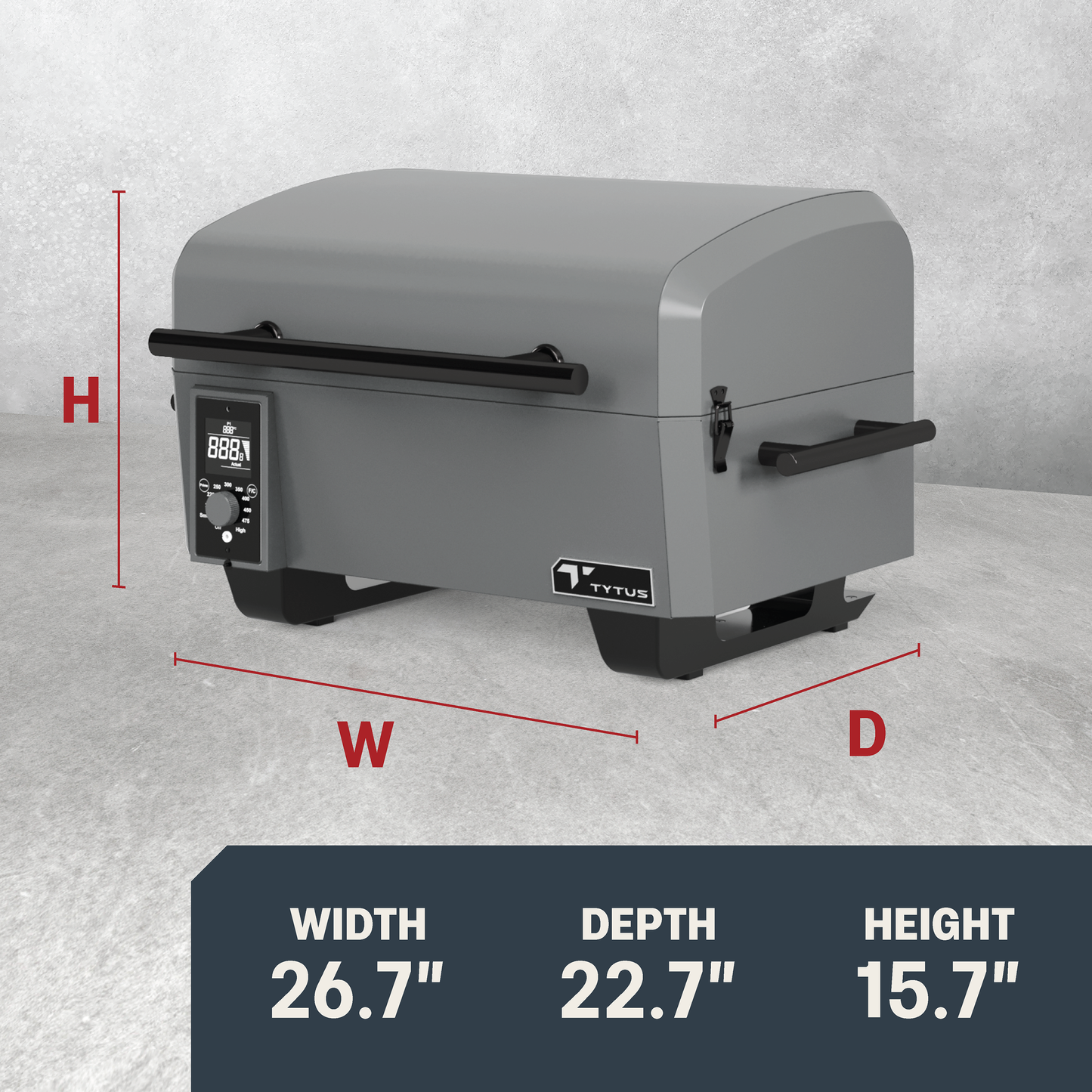 TYTUS Emberwood Pellet Smoker - TDT-GHS-SMOK