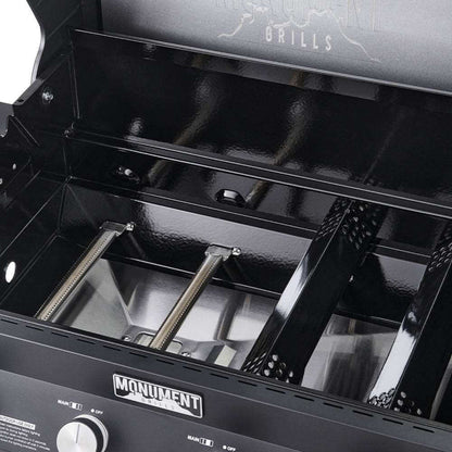 Monument Grills Denali 425 Series | 4 Burner Smart Tech Propane Gas Grill in Black - D425