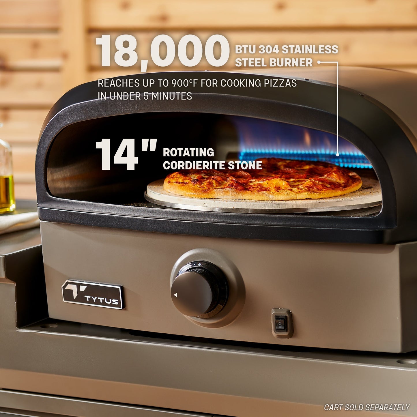 TYTUS Emberwood Pizza Oven - TDT-GHS-GPZA