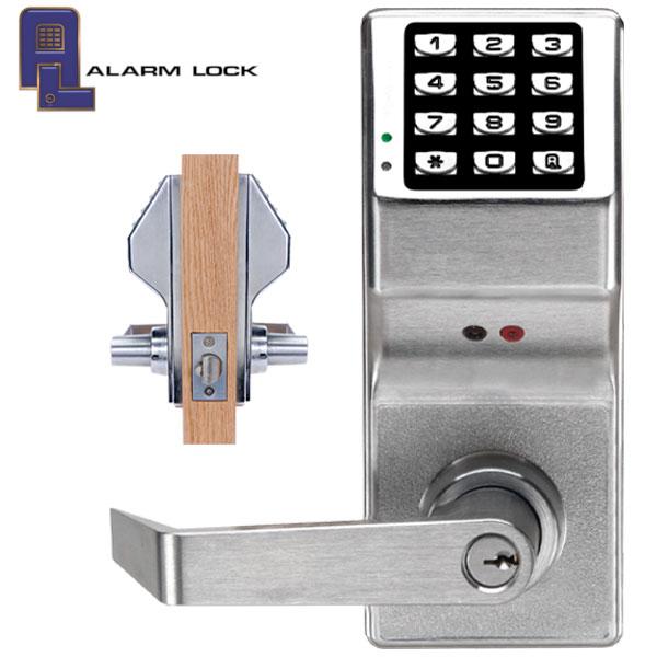 Alarm Lock Trilogy - DL5200 - Double Sided Keypad Lever Set - 26D - Satin Chrome