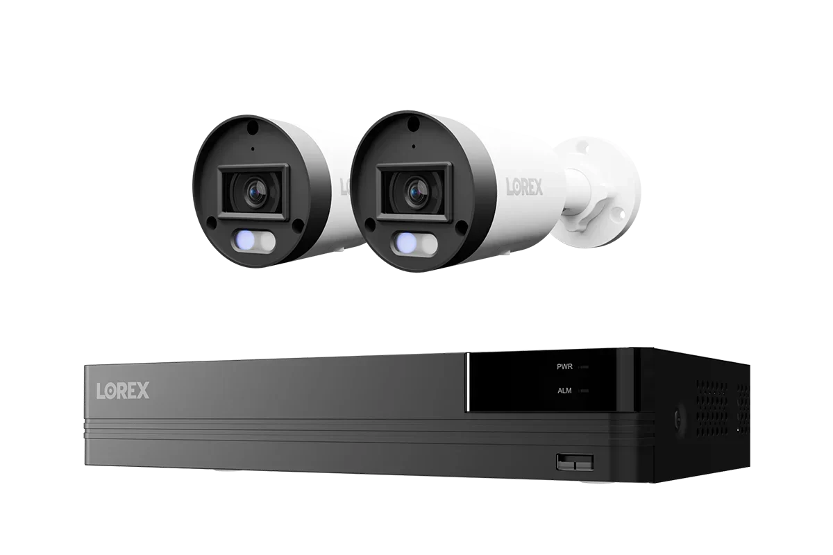 Lorex Connect U Series 4K 8-Channel Wired NVR System with U3 4K PoE Bullet Cameras - 2TB (Cables not included)