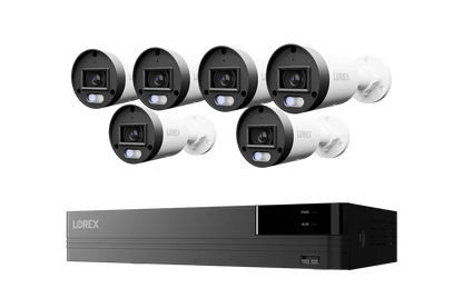 Lorex Connect U Series 4K 8-Channel Wired NVR System with U3 2K+ PoE Bullet Cameras - 2TB (Cables not included)