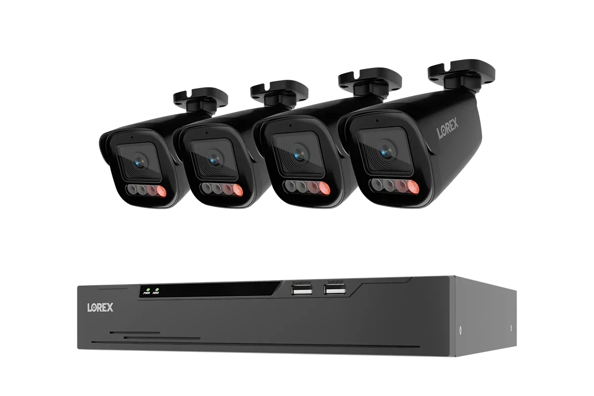 Lorex Connect X Series 4K 8-Channel Wired NVR System with X5 Bullet Security Cameras - 2TB (Cables not included)