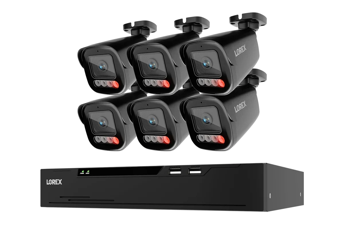 Lorex Connect X Series 4K 8-Channel Wired NVR System with X5 Bullet Security Cameras - 2TB (Cables not included)