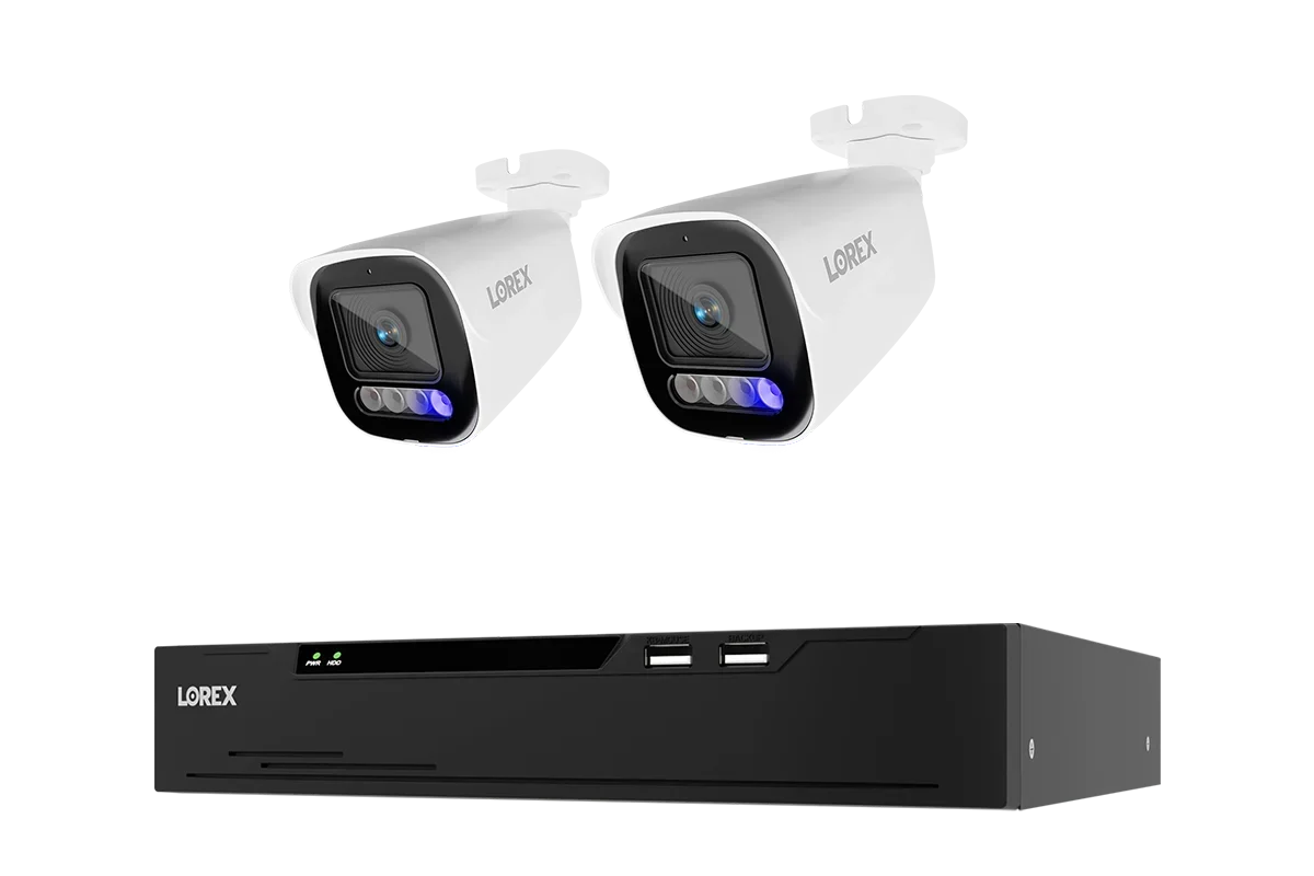 Lorex Connect X Series 4K 8-Channel Wired NVR System with X5 Bullet Security Cameras - 2TB (Cables not included)