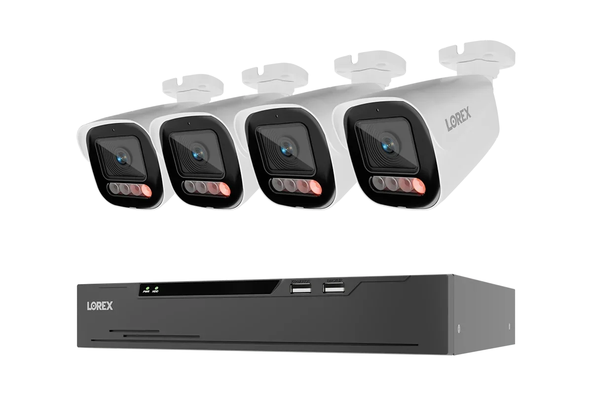 Lorex Connect X Series 4K 8-Channel Wired NVR System with X5 Bullet Security Cameras - 2TB (Cables not included)