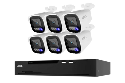 Lorex Connect X Series 4K 8-Channel Wired NVR System with X5 Bullet Security Cameras - 2TB (Cables not included)