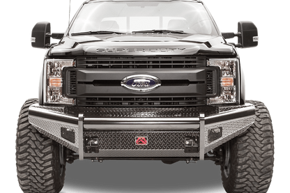Fab Fours FS08-S1961-1 Ford F250/F350 Superduty 2008-2010 Black Steel Front Bumper No Guard