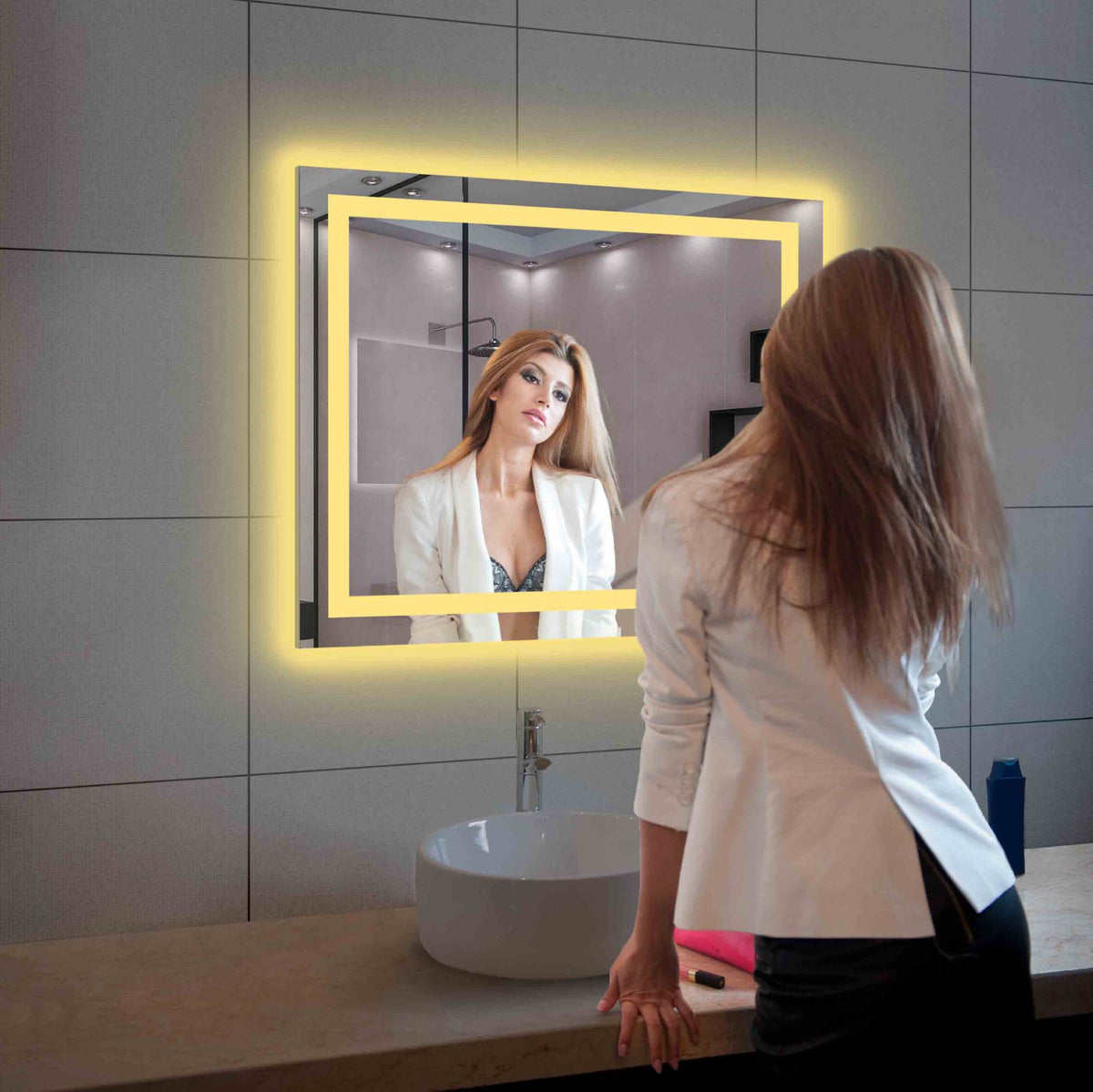 Blossom Lyra 36 x 30 Inch LED Mirror - LED M8 3630 - Backyard Provider
