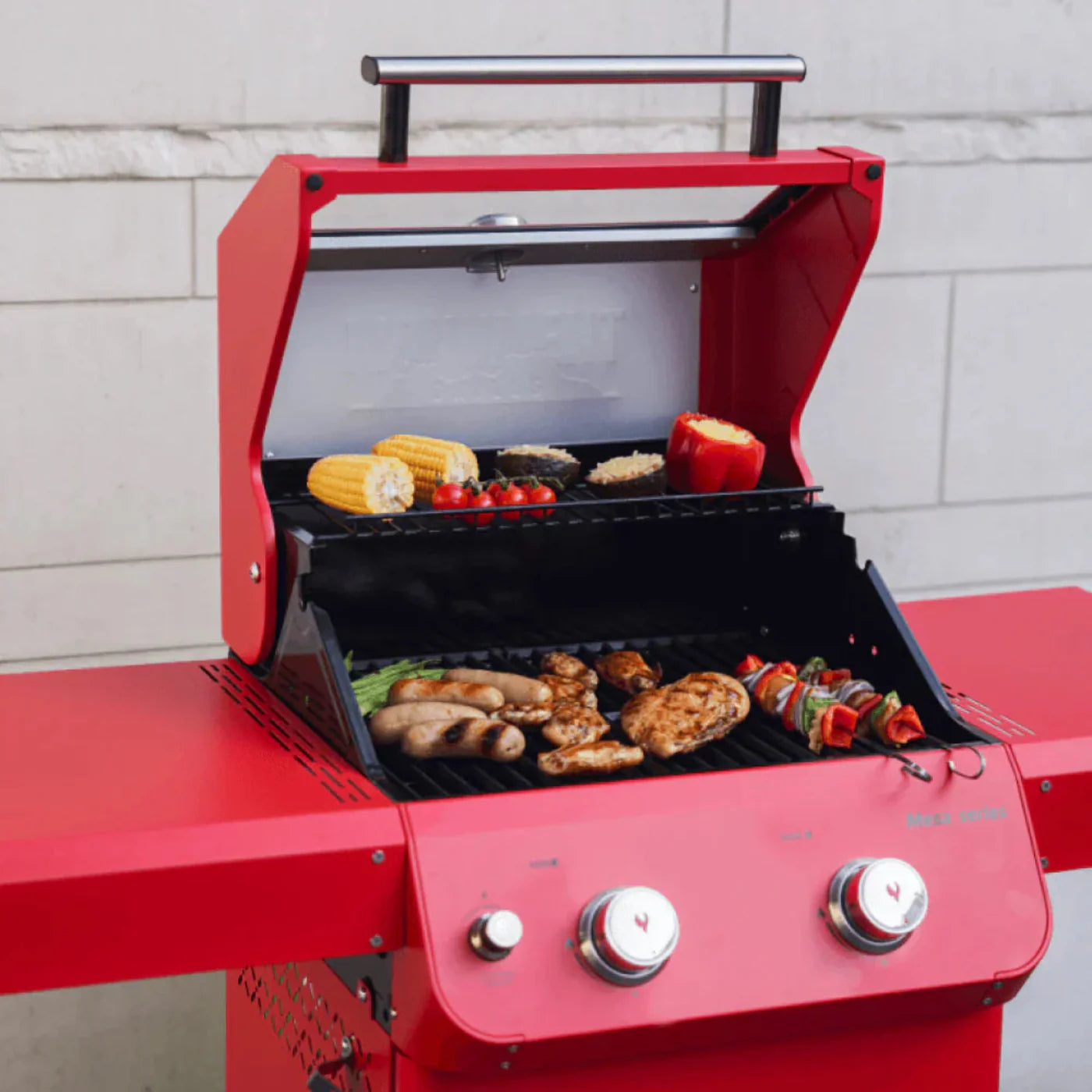 Monument Grills Mesa 200R Series | 2 Burner Propane Gas Grill in Red - M200R