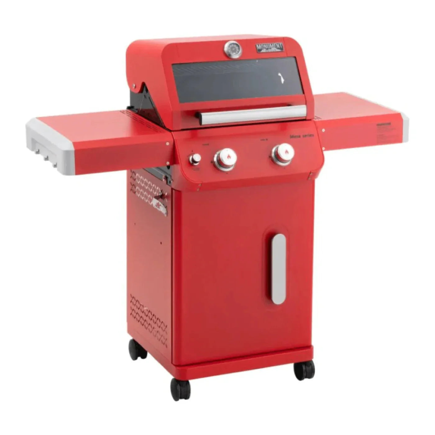 Monument Grills Mesa 200R Series | 2 Burner Propane Gas Grill in Red - M200R