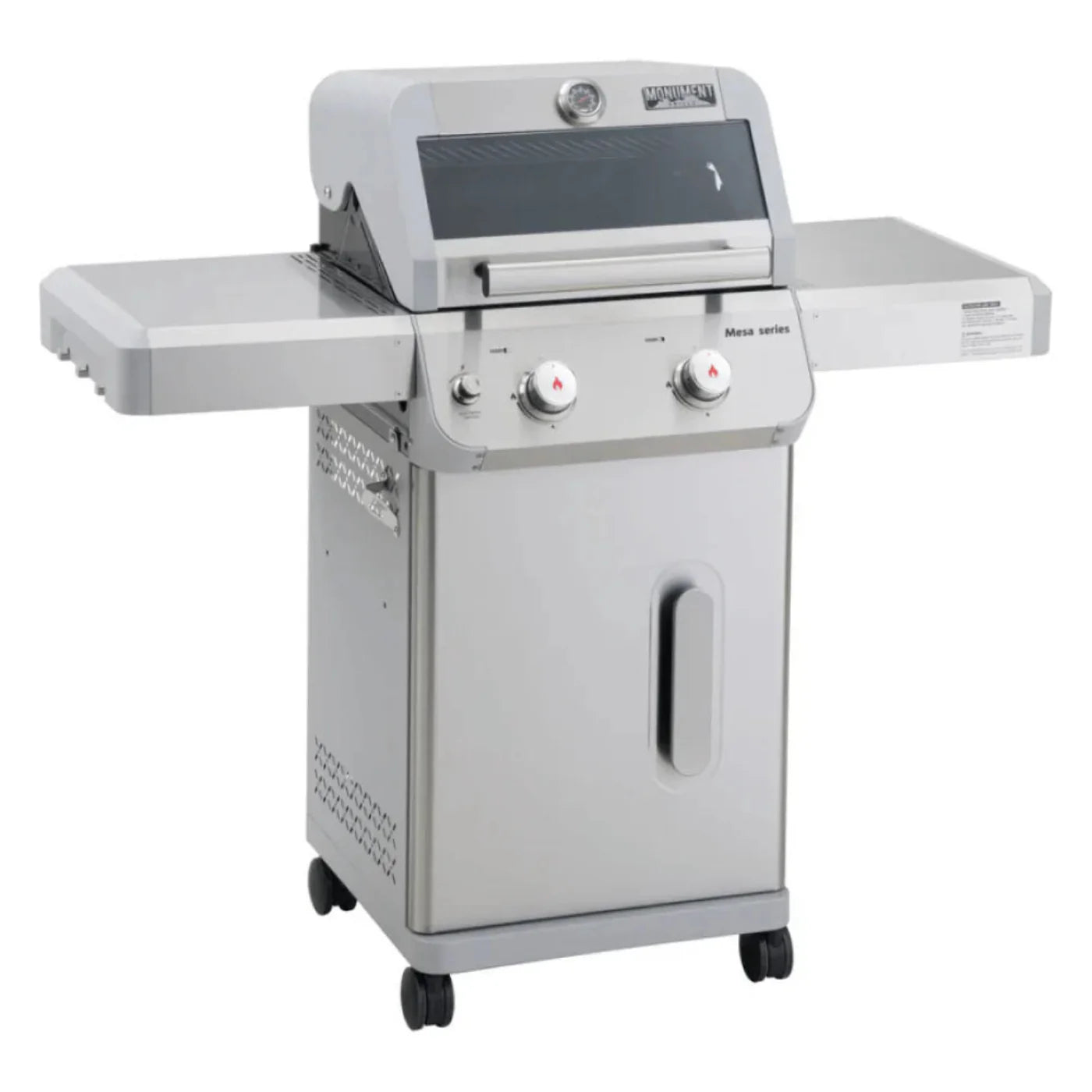 Monument Grills Mesa 200S Series | 2 Burner Propane Gas Grill in Stainless Steel - M200S